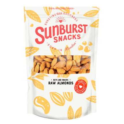Raw Almonds Californian Sunburst Snacks