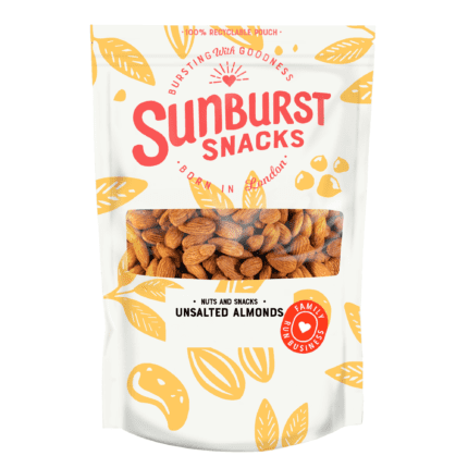 Sunburst Snacks Dry Roasted Unsalted Californian Almonds