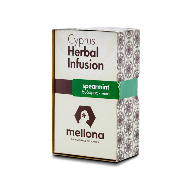 Mellona Spearmint Herbal Infusion Tea Front