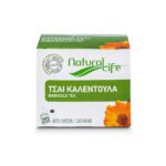 Natural Life Marigold Herbal Tea Infusion x 20 Tea Bags Front