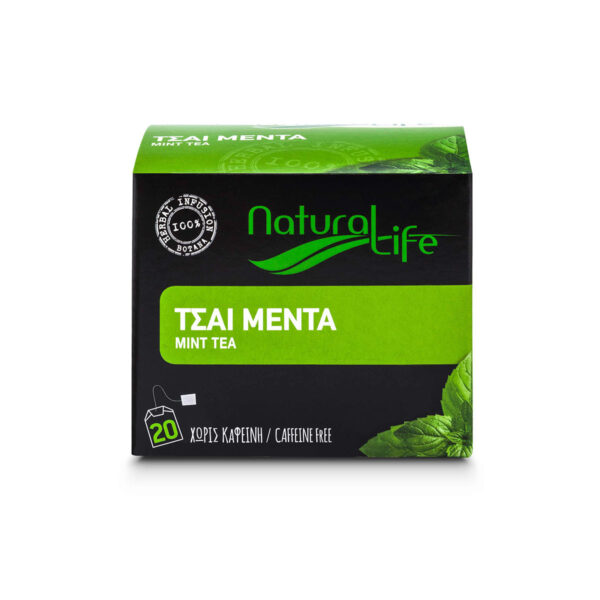 Natural Life Peppermint Herbal Infusion Tea Front