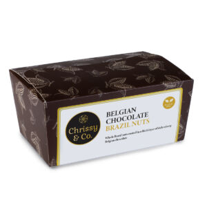 Chrissy & Co. Belgian Chocolate Covered Brazil Nuts Gift Box