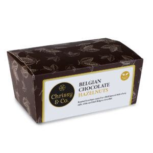 Chrissy & Co. Belgian Chocolate Covered Hazelnuts Gift Box
