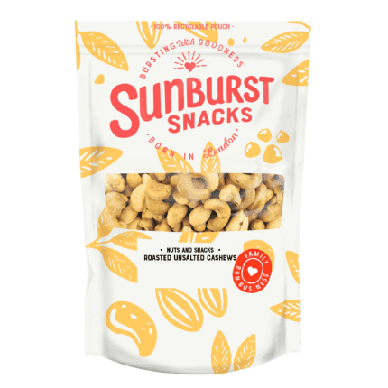 Sunburst Snacks Roasted Unsalted Cashew Nuts