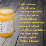 Mellona Raw Wildflower Honey Benefits Infographic