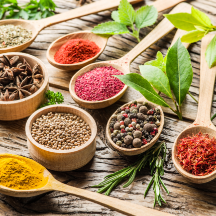 Herbs Spices Salt Pepper