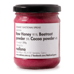Mellona Organic Raw Honey with Beetroot & Cocoa 250g Front