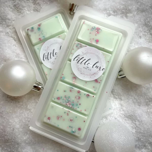 Little Luxe Wax Co Snap Bars Christmas Collection Candy Cane