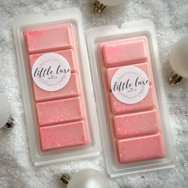 Little Luxe Wax Co Snap Bars Soy Wax Melts Christmas Collection Cranberry, Orange and Cinnamon