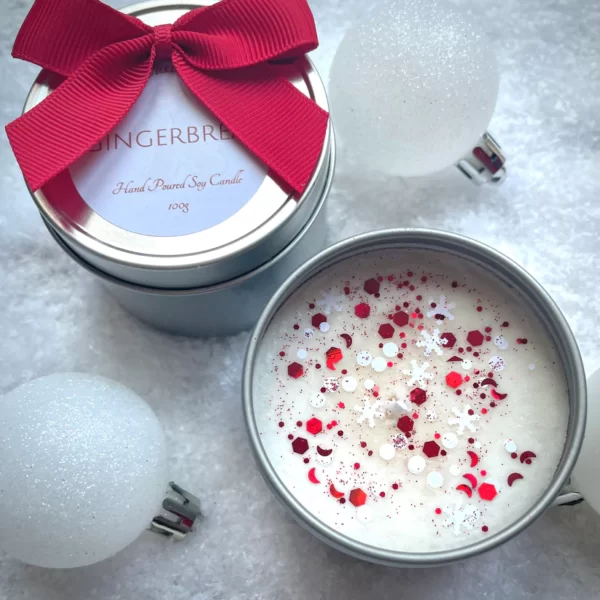 Christmas Candle Soy Wax Gingerbread
