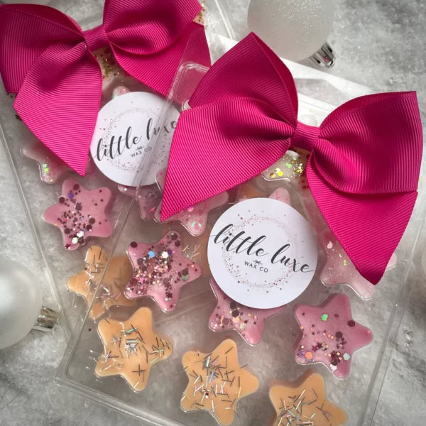 Little Luxe Wax Co Snap Bars Soy Wax Melts Christmas Stars Party All Night Collection