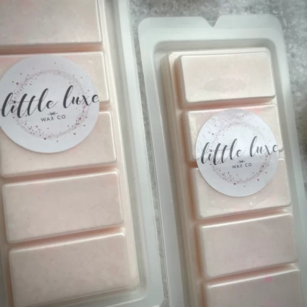 Little Luxe Wax Co Snap Bars Soy Wax Melts Christmas Collection Cashmere Snowflakes