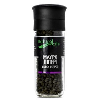 Natural Life Black Pepper Peppercorns Mill Reusable