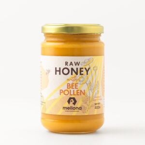 Mellona Raw Honey With Bee Pollen 400g