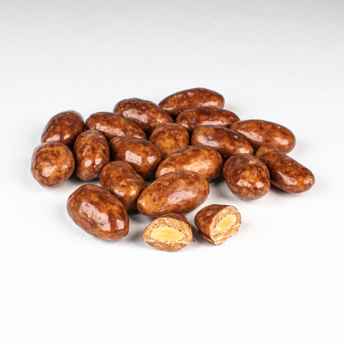 The Fine Harvest Belgian Chocolate Salted Caramel Coated Nuts Almonds