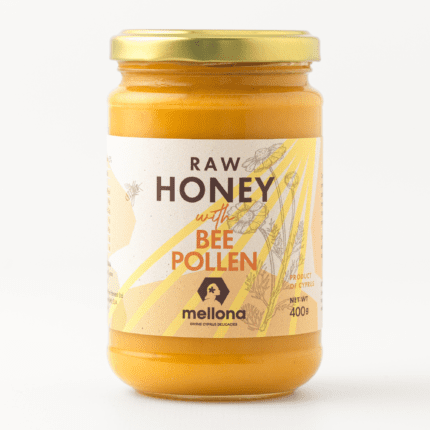 Mellona Raw Wildflower Honey with Pollen 400g