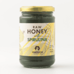 Mellona Raw Wildflower Honey with Spirulina 400g