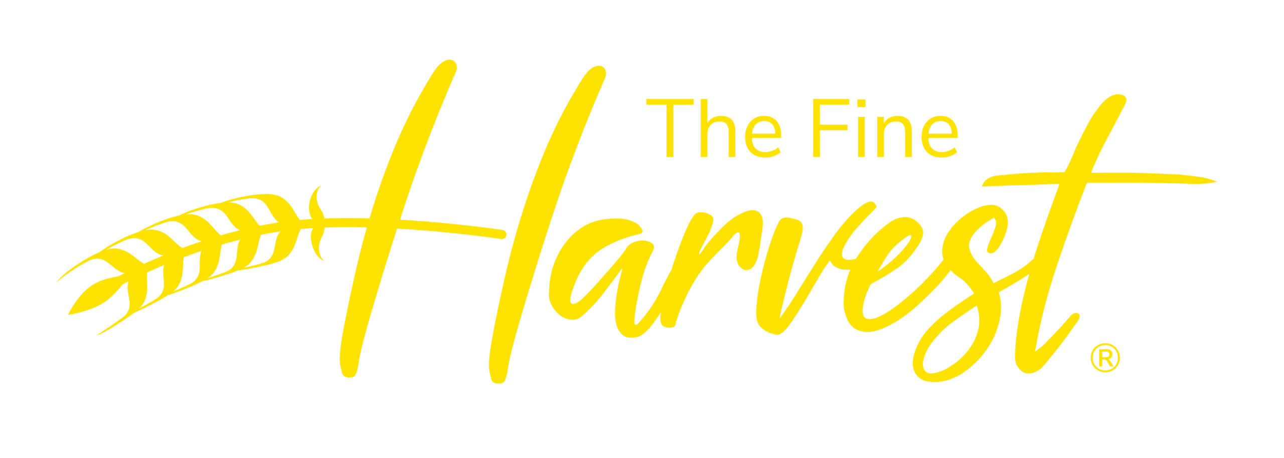 The Fine Harvest Logo Yellow