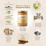 Mellona raw honey with Ceylon cinnamon 400g