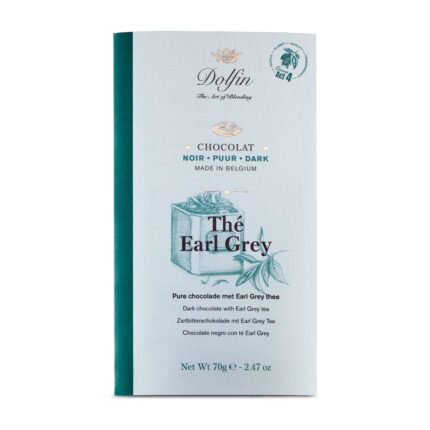 DOLFIN Belgian 60% Dark Chocolate with Earl Grey Tea 70g