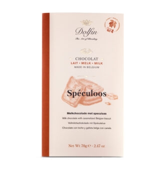 DOLFIN Belgian milk chocolate bar with speculoos 70g