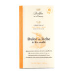 DOLFIN Belgian milk chocolate bar dulche de leche and crispy rice 70g