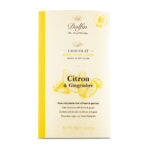 DOLFIN Belgian dark chocolate bar with lemon ang ginger 70g