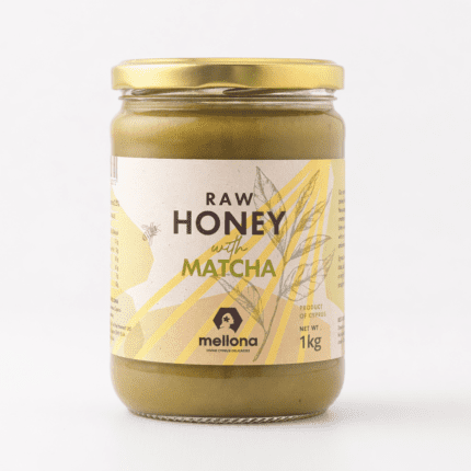 Mellona Raw Honey with Matcha 1KG