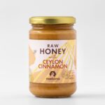 Mellona raw honey with matcha 400g